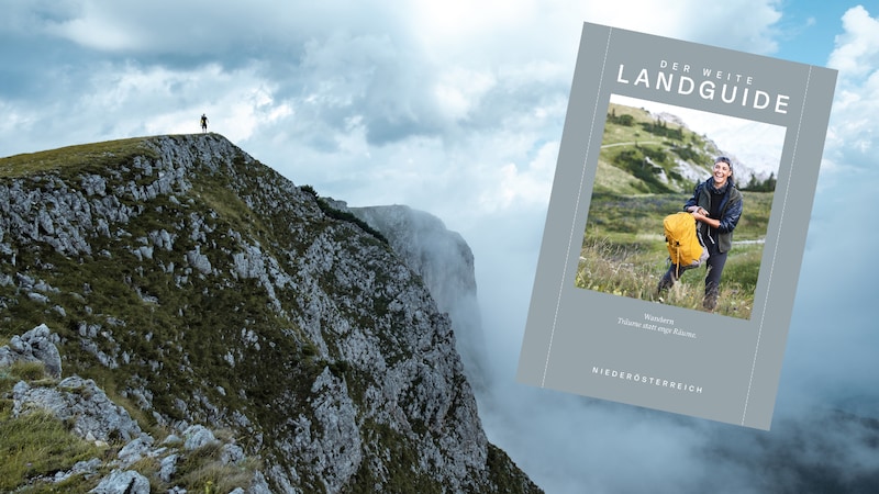 In der Broschüre „Der weite Landguide“ finden Sie zahlreiche Wander-Entdeckertouren in Niederösterreich. (Bild: Niederösterreich Werbung/Metjukrejza/Stefan Mayerhofer)