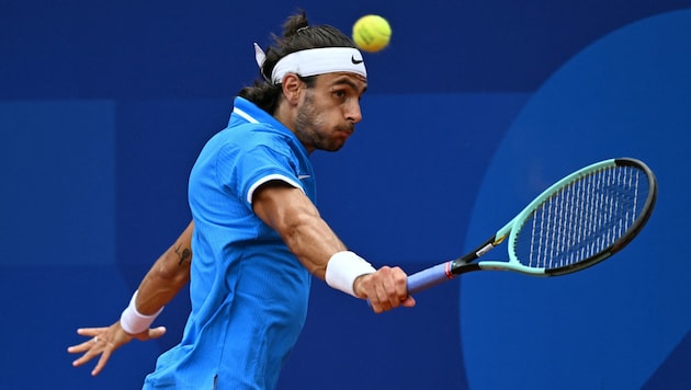 Lorenzo Musetti steht im Semifinale von Wien (Bild: AFP/APA/PATRICIA DE MELO MOREIRA)