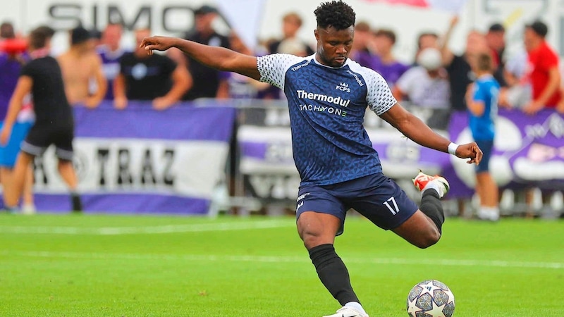 FC Pinzgau (hier Felix Adjei) will eine ähnliche gute Saison wie im Vorjahr spielen. (Bild: GEPA/GEPA pictures)