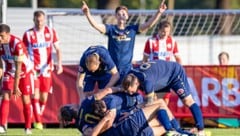 Velden jubelte gegen den GAK im ÖFB-Cup zweimal.  (Bild: GEPA pictures)