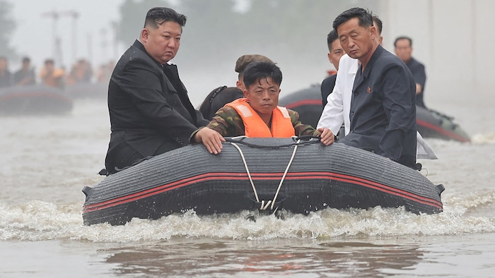 Kim is looking for a pawn in the natural disaster: he himself almost went overboard on the spot.