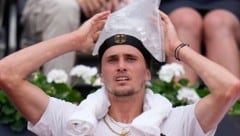 Alexander Zverev wird in diesem Jahr immer wieder von Erkrankungen ausgebremst. (Bild: AP/Andy Wong)