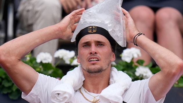 Alexander Zverev has been repeatedly thwarted by illness this year. (Bild: AP/Andy Wong)