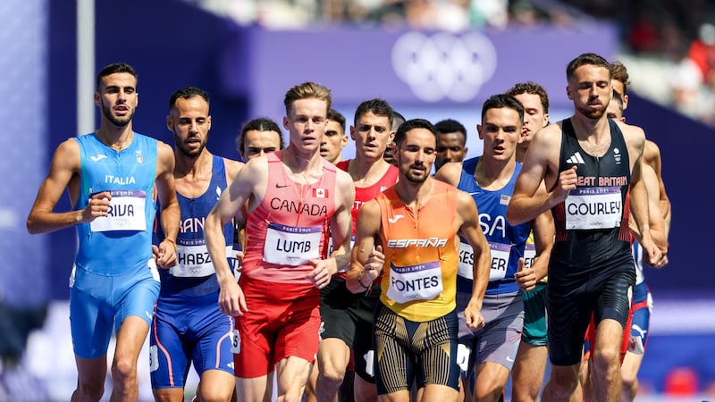 Raphael Pallitsch (m.) bei den Olympischen Spielen in Paris. (Bild: GEPA/GEPA pictures)