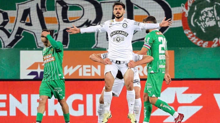 Otar Kiteishvili und Co. feierten zuletzt drei Siege in Serie gegen Rapid.