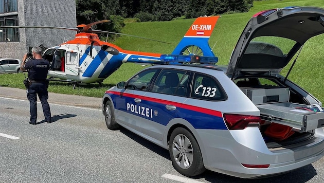 The scene of the accident in Alberschwende. (Bild: Maurice Shourot)