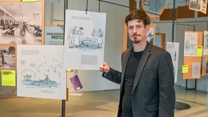 Mit Fotos und Comics will Stephan Rosinger auch ein jüngeres Publikum ansprechen