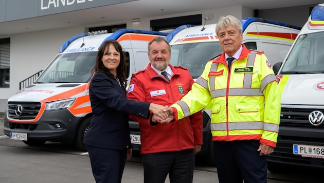 Gemeinsam helfen: Zeiler-Fidler, Ebner und Sauer.