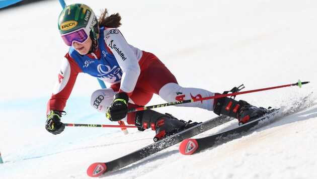 Marie Therese Haller stellte in Hippach einmal mehr ihr Talent unter Beweis. (Bild: GEPA pictures)