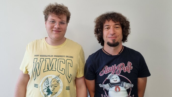 Niklas (links) mit seinem Coach Markus Dörn – er ist seit einem Jahr im Projekt „AusbildungsFit“ ...