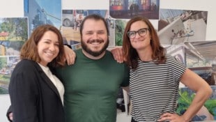 Die Leitung von AusbildungsFit Vorarlberg: Christine Fetz, Vladimir Kulikov und Kathrin Ofner. 