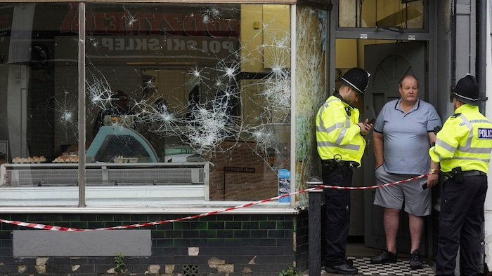 Etwa 150 Menschen hatten am Mittwochabend in Hartlepool randaliert.