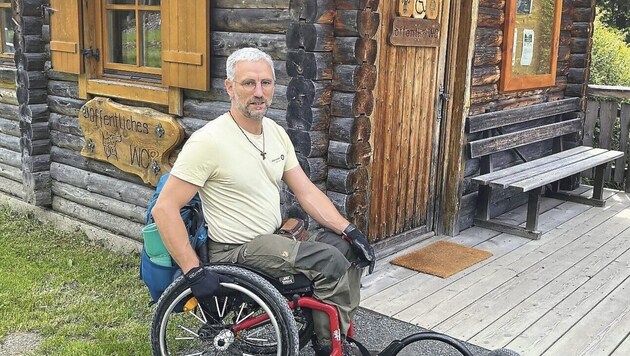 David Kosche is committed to accessibility in the mountains. (Bild: Elisa Aschbacher)