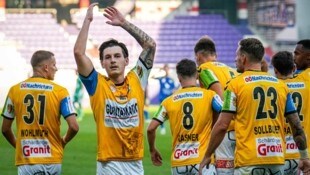 Mark Grosse bejubelt das Goldtor für seine Rieder!