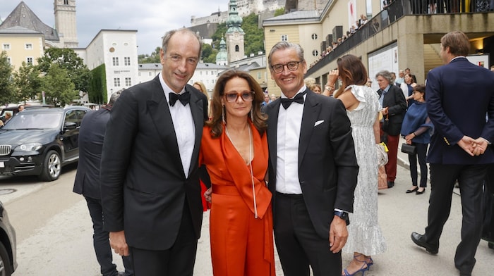 "Krone" editor Christoph Dichand came with Maria and Christian Planegger