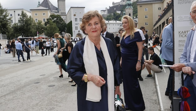 Former Festival President Helga Rabl-Stadler attended the premiere, but didn't want to steal anyone's thunder (Bild: Tschepp Markus)