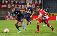 Ein Spaziergang ist das Gastspiel von Red Bull Salzburg beim GAK nicht gewesen … (Bild: GEPA pictures)