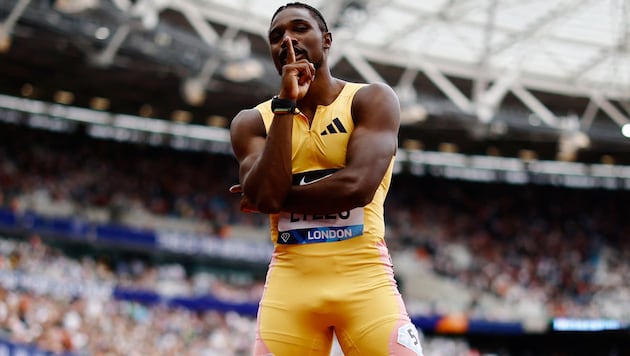 Noah Lyles has almost always won recently. (Bild: AFP/APA/BENJAMIN CREMEL)