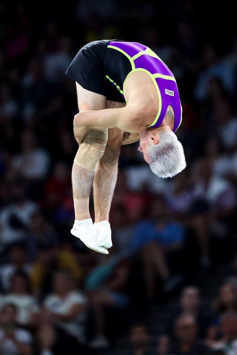 Benny Wizani bei seiner ersten Kür in der Arena Bercy. (Bild: GEPA pictures)