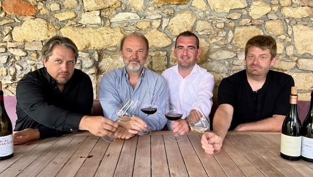 Tschida, Velich, Oschep, Schuster (from left): "Burgenland is world class. We want to show that." (Bild: Grammer Karl)