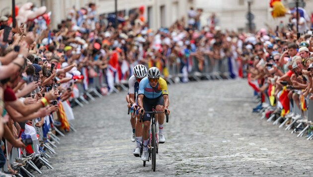 Remco Evenepoel won the Olympic road race. (Bild: AFP/APA/POOL/Tim De Waele)