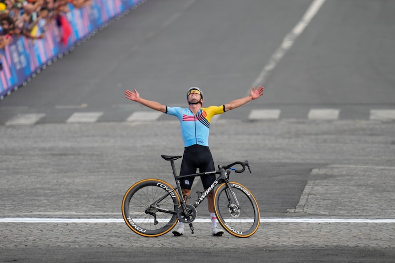 Remco Evenepoel (Bild: Copyright 2024 The Associated Press. All rights reserved)