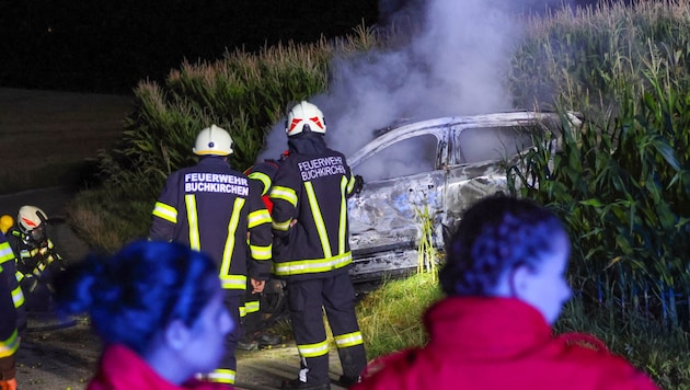 Die beiden jungen Insassen starben in dem Wrack. (Bild: Matthias Lauber/laumat.at/laumat)