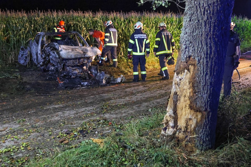 Die beiden Jugendlichen hatten bei dem Unfall in OÖ keine Chance. (Bild: Matthias Lauber/laumat.at/laumat)