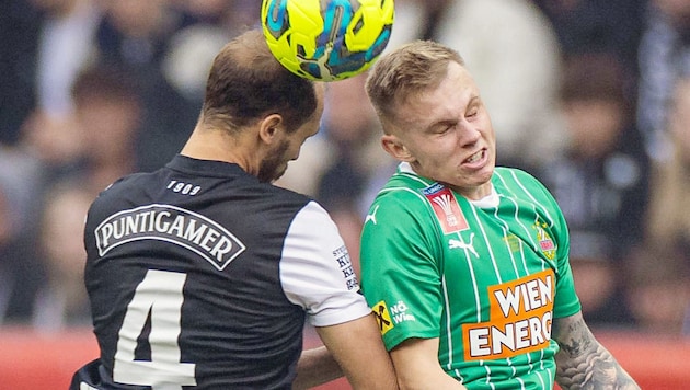 Rapid duelliert sich heute mit Meister Sturm.  (Bild: GEPA pictures)