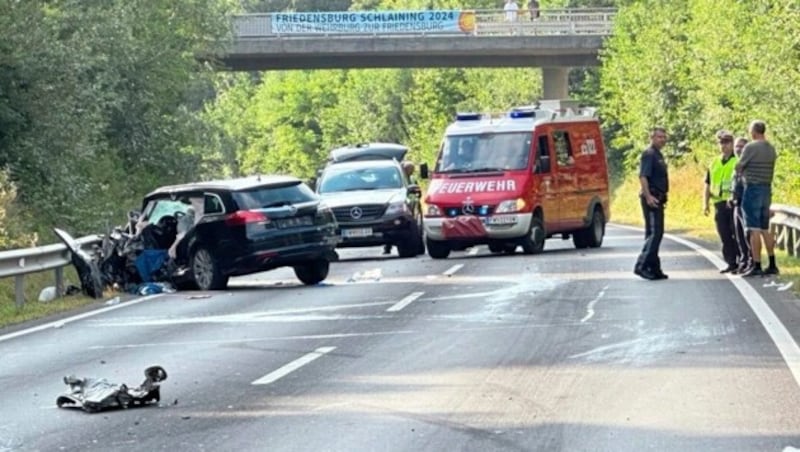 This station wagon had met the Hungarian driver on the B63a. (Bild: Christian Schulter/Christian schulter)