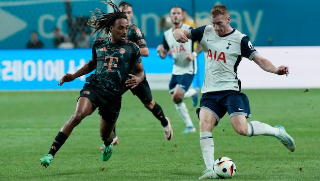 FC Bayern tested against Tottenham. (Bild: AP ( via APA) Austria Presse Agentur/ASSOCIATED PRESS)