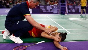Carolina Marin verletzte sich im Olympia-Semifinale.