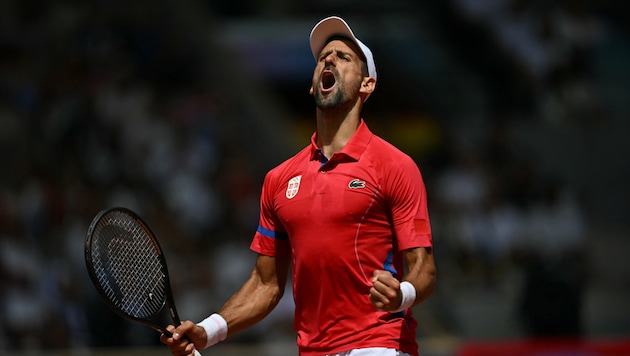 Novak Djokovic is the Olympic champion. (Bild: AFP/APA/Patricia DE MELO MOREIRA)