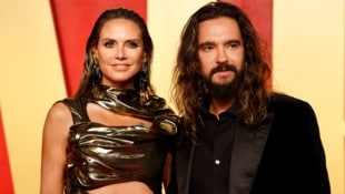 Model Heidi Klum und Musiker Tom Kaulitz sind seit mittlerweile fünf Jahren glücklich verheiratet. (Bild: AFP)