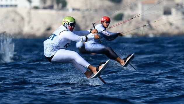 Valentin Bontus is in second place after the first day. (Bild: AFP/APA/Christophe SIMON)