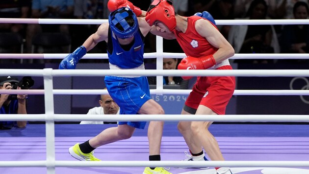 Lin Yu-ting (right) defeated Svetlana Staneva. (Bild: AP/John Locher)