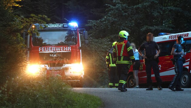 The fire department had to rescue the man. (Bild: Laumat.at, Krone KREATIV)