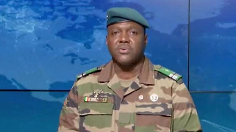 Colonel Abdoulaye Maiga (Bild: APA/AFP/ORTM)