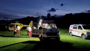Sogar der Rettungshubschrauber musste anrücken.