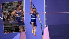 Anthony Ammirati sorgte für eine kuriose Olympia-Szene. (Bild: Antonin THUILLIER, Screenshot Eurosport)