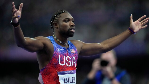 Noah Lyles is also optimistic about the 200-meter sprint. (Bild: AP/ASSOCIATED PRESS)