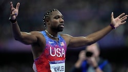 Noah Lyles blickt auch dem 200-Meter-Sprint optimistisch entgegen. (Bild: AP/ASSOCIATED PRESS)