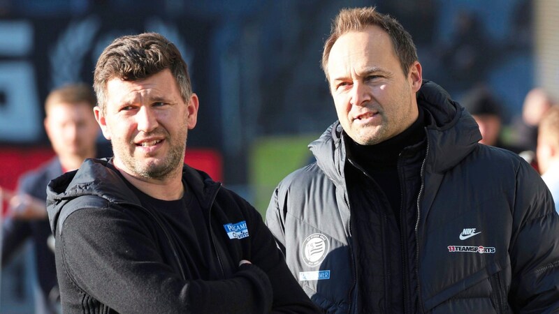 Sturm's management: Andreas Schicker and Thomas Tebbich (Bild: GEPA/GEPA pictures)