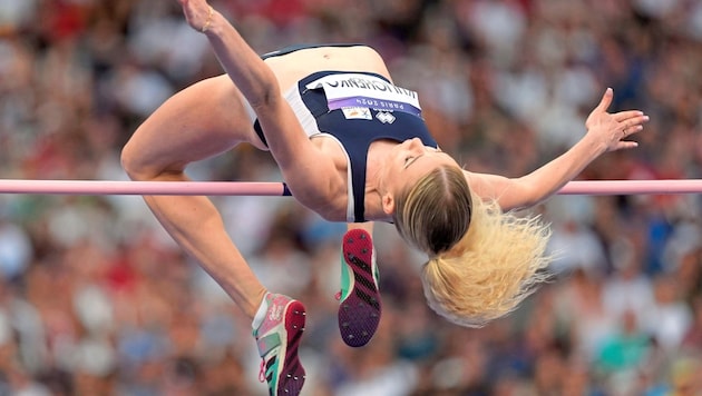 High jumper Elena Kulichenko is also successfully using the platform. (Bild: AP/Copyright 2024 The Associated Press. All rights reserved)