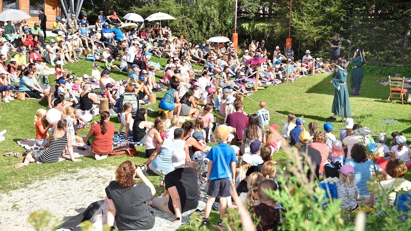 Mehr als 300 Besucher werden noch bis 28. August in die Klimaarena Bergnest auf den Katschberg gelockt. (Bild: Roland Holitzky)