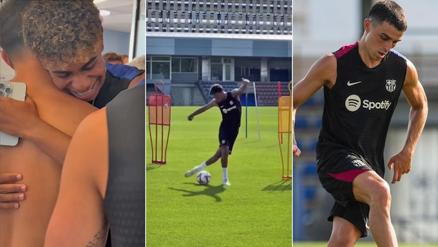 Yamal und Pedri zaubern ab sofort wieder für den FC Barcelona. (Bild: Instagram.com/fcbarcelona)