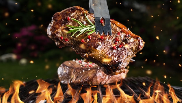 Even the smell of a well-cooked steak makes a meat lover's mouth water. (Bild: Lukas Gojda)