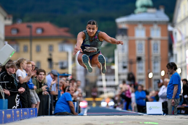 Stadt-Events wie die „Golden Roof Challenge“ in Innsbruck mit Inge Grünwald will Egger auch in Salzburg machen. (Bild: GEPA/GEPA pictures)