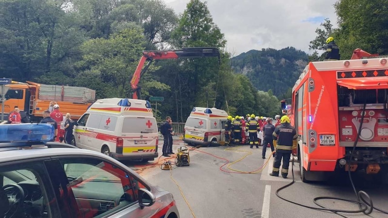 Einsatz für die Kräfte der FF Kapfenberg. (Bild: BFVBM)