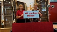 „Wir holen nicht mehr gebrauchte Möbel ab“, sagt Volkshilfe-Präsidentin Dunst (re.). (Bild: Christian Schulter)